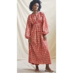 Kinga Csilla 10 Keyhole Printed Maxi Dress